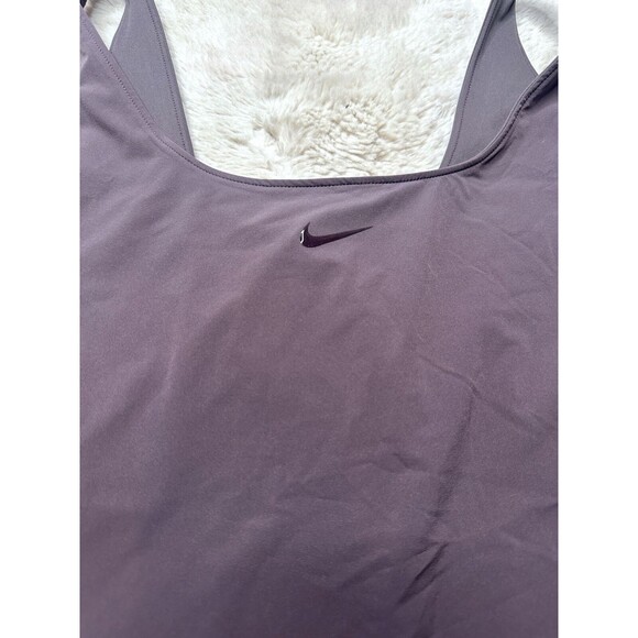 Nike Bliss Luxe Women Large Training tennis Dress Built-In Shorts purple DA0155 - Picture 7 of 14